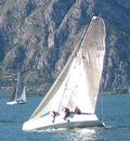 Lago di Garda barca a vela immagine 1